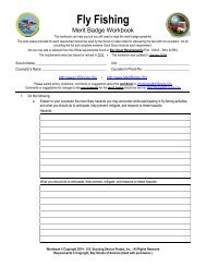 Outdoorsman worksheet - US Scouting Service Project