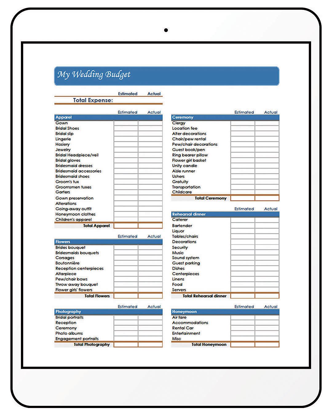 Wedding Planning Printables: Free Templates To Keep You Organized