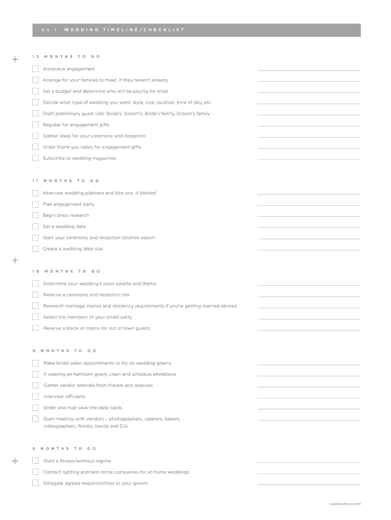 wedding day timeline worksheet