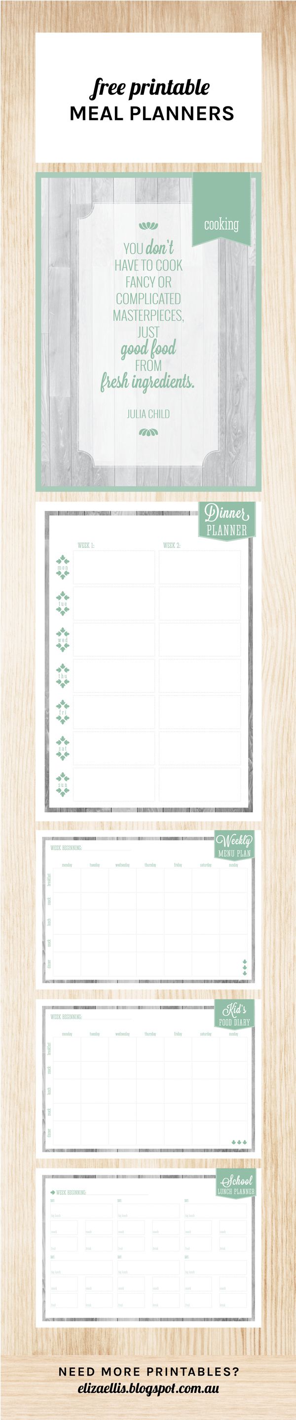 weekly planner printable eliza ellis