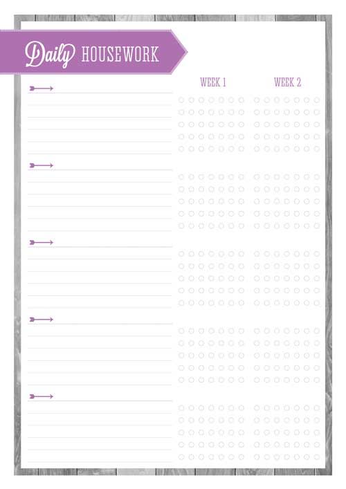 weekly planner printable eliza ellis