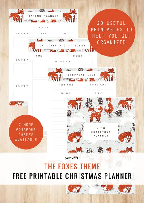 Christmas Planner Free Printables Round-Up