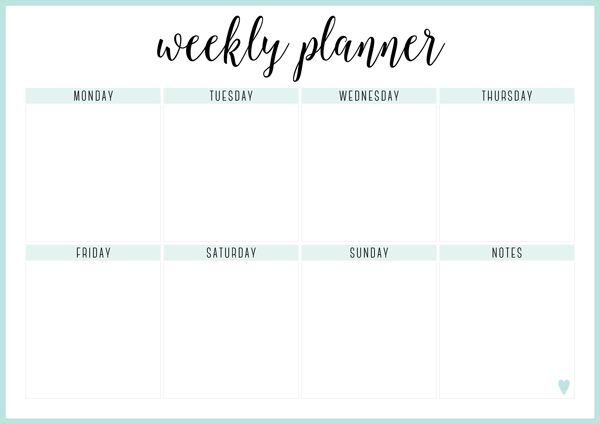 eliza ellis: FREE PRINTABLE IRMA WEEKLY PLANNERS