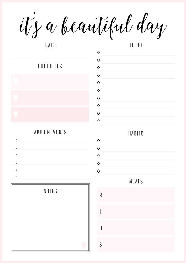weekly planner printable eliza ellis
