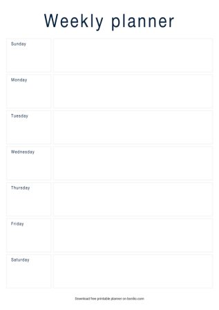 Free weekly planner worksheet - Weekly Planner Worksheet 24 