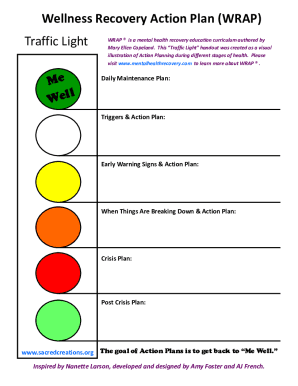Wellness Recovery Action Plan Activities 2020-2024 - Fill and Sign ...