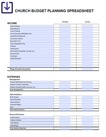 Free Church Budgeting Template and Guide | Vanco