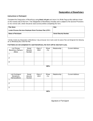 wells fargo financial worksheet