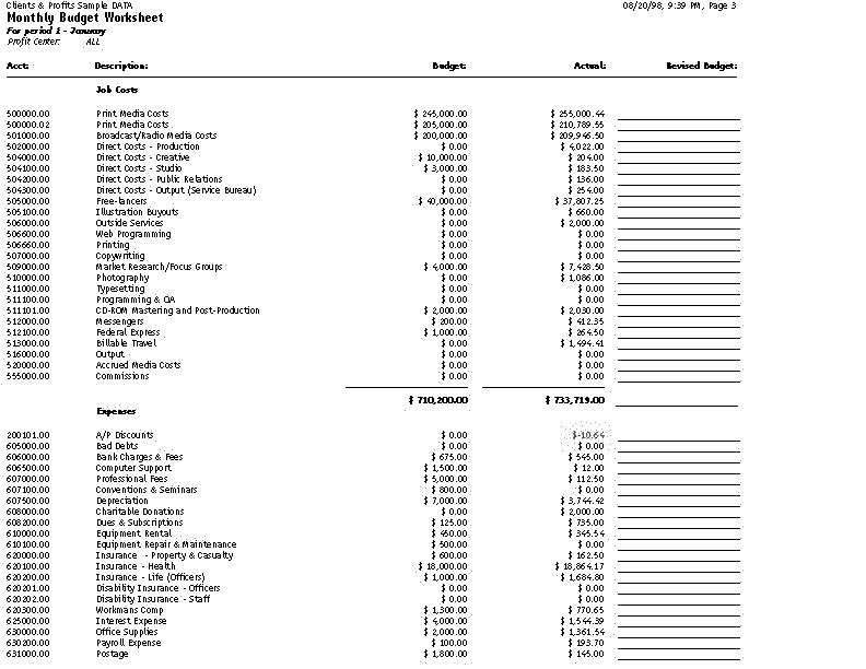 wells fargo monthly budget worksheet
