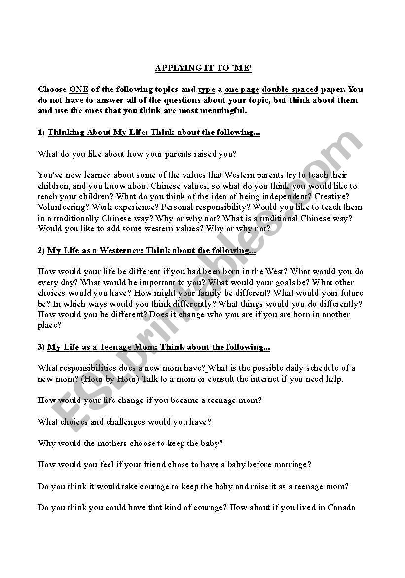 western civilization worksheet
