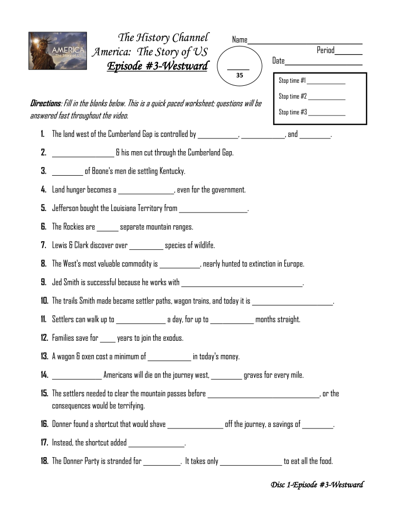 westward expansion worksheet answers