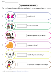 wh questions for kids worksheet