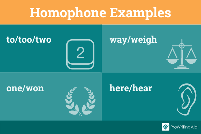 what are some homophones