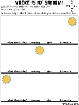 what does the sun do at night math worksheet answers