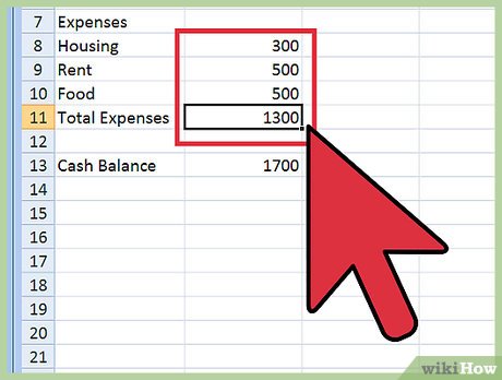 How to Create a Budget Spreadsheet (with Pictures) - wikiHow