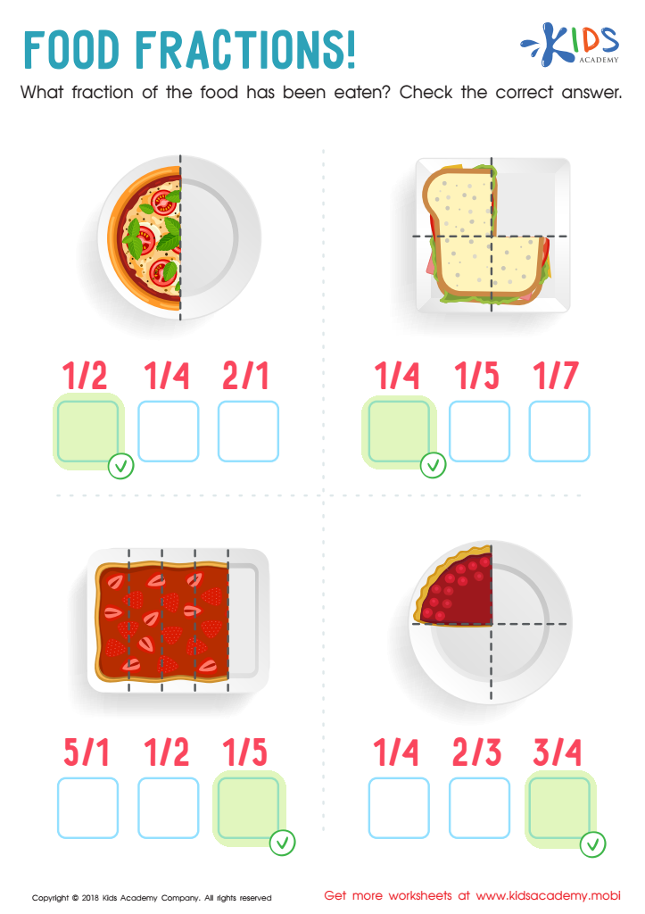 what is a fraction worksheet