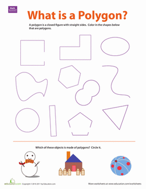 What is a Polygon? | Worksheet 