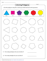 Polygons Worksheets