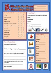 what is aids worksheet