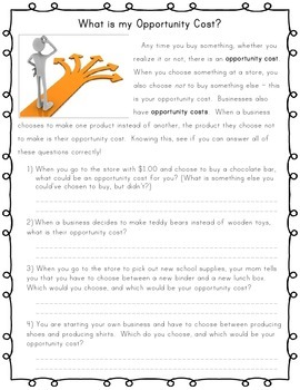 what is economics worksheet