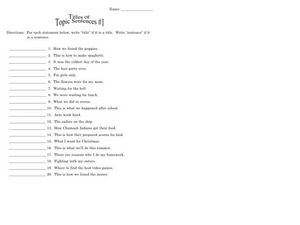 what is the title of this picture worksheet answers