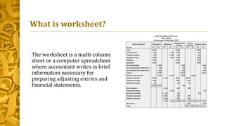 What is worksheet how to prepare worksheet | PPT