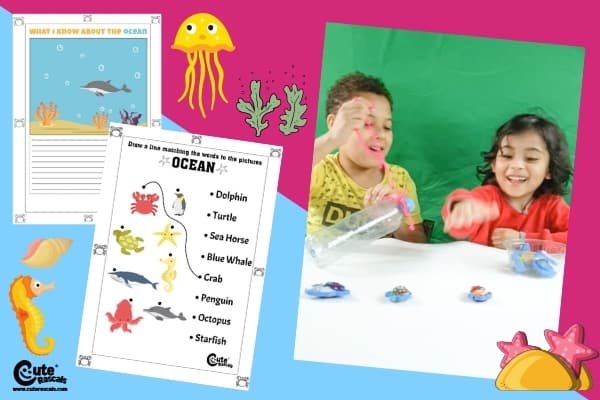 what lives in the sea and yells worksheet answers