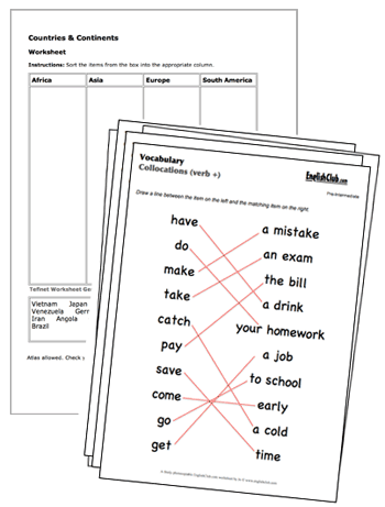 What is a Worksheet? | TEFL.NET