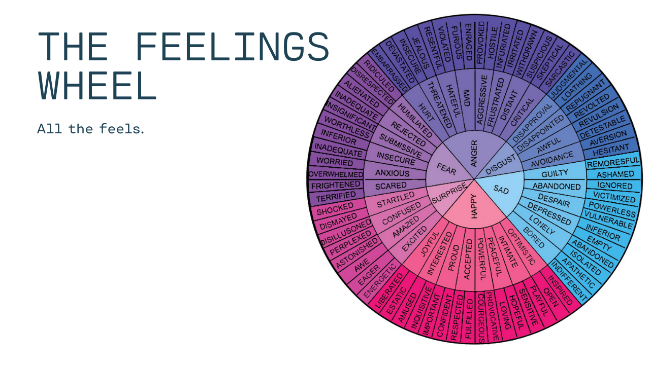 Download Free Printable FEELINGS WHEEL Template PDF Editable 