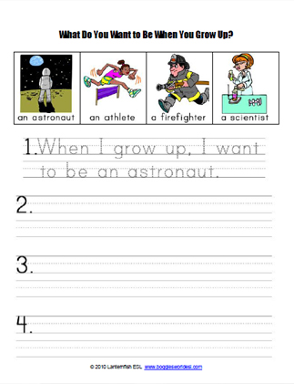 When I Grow Up Worksheets - 15 Worksheets Library
