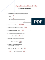 Math Paper Quiz (Numbers) Grade 5: You Should Show All Your ...