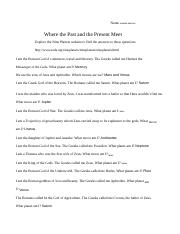 where the past and the present meet worksheet answers