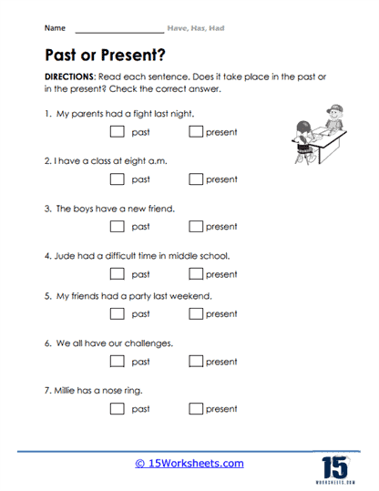 where the past and the present meet worksheet answers