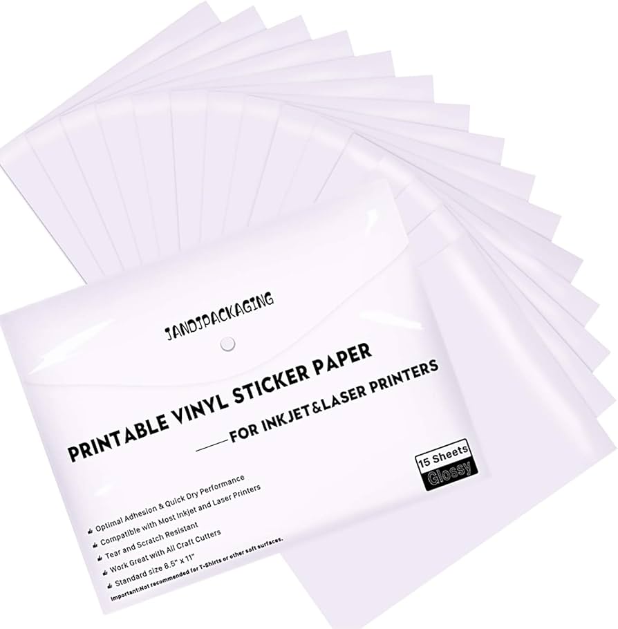 Cricut Printable Sticker Paper A4 8 Bögen White (2010361) ab 6,37 ...