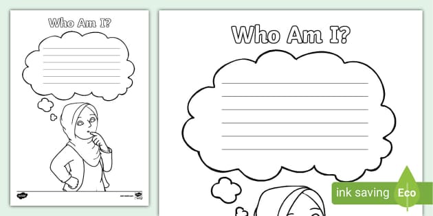 Who Am I? Activity Sheet (teacher made) - Twinkl