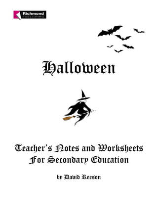 who turns out the lights on halloween worksheet