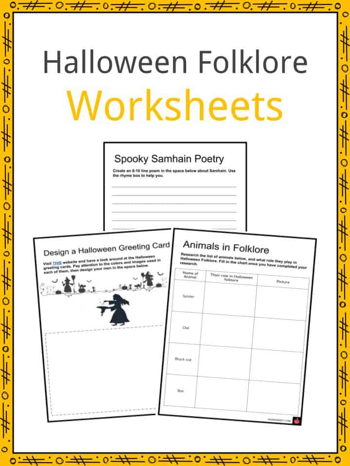 who turns out the lights on halloween worksheet