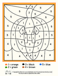 who turns out the lights on halloween worksheet