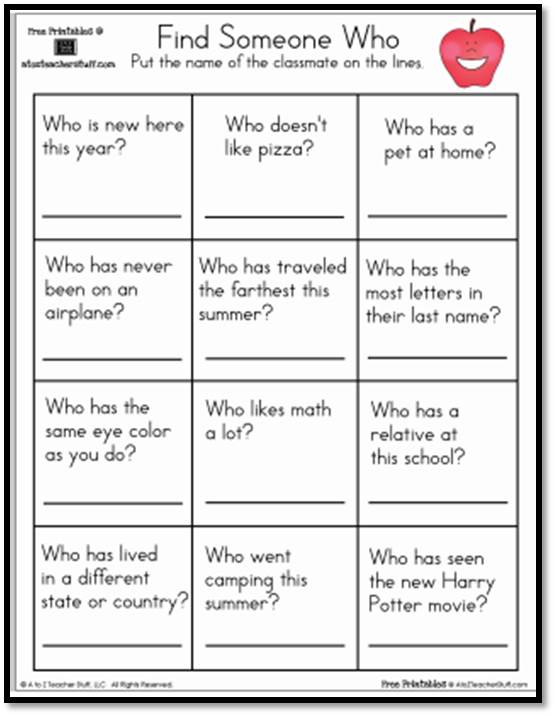 who what when where why worksheet printable