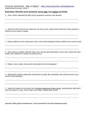 Relative Pronoun Interactive Worksheet - Edform