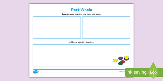 whole part part worksheet