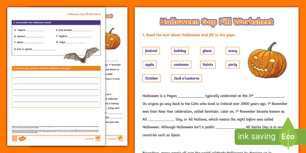 why did the little boy wear a sheet to go trick or treating worksheet answers