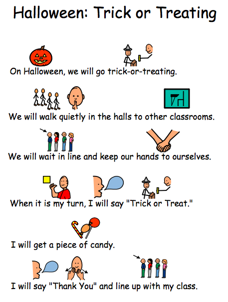 why did the little boy wear a sheet to go trick or treating worksheet answers