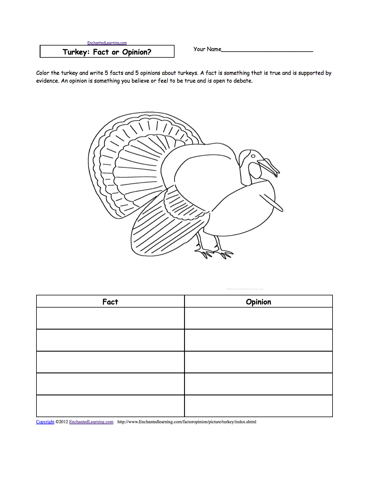 why did the turkey cross the road math worksheet