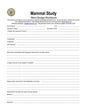 Boy Scout Merit Badge Teaching Resources :: 121 - 135