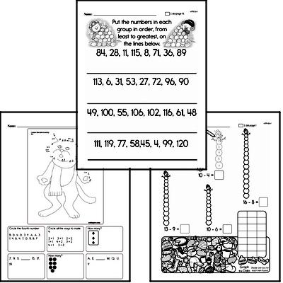 winter addition worksheet first grade