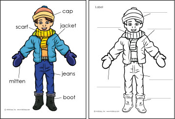 Keeping Warm! Winter Clothing Riddles, Rhyme, Game, and More ...