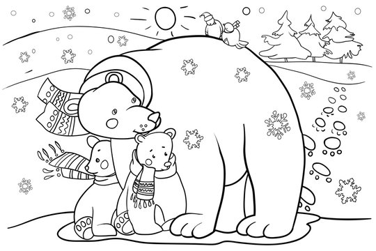 Winter Coloring Page Images - Browse 85,285 Stock Photos, Vectors ...