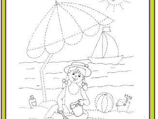 Christmas winter pattern worksheet for kids - Preschoolplanet