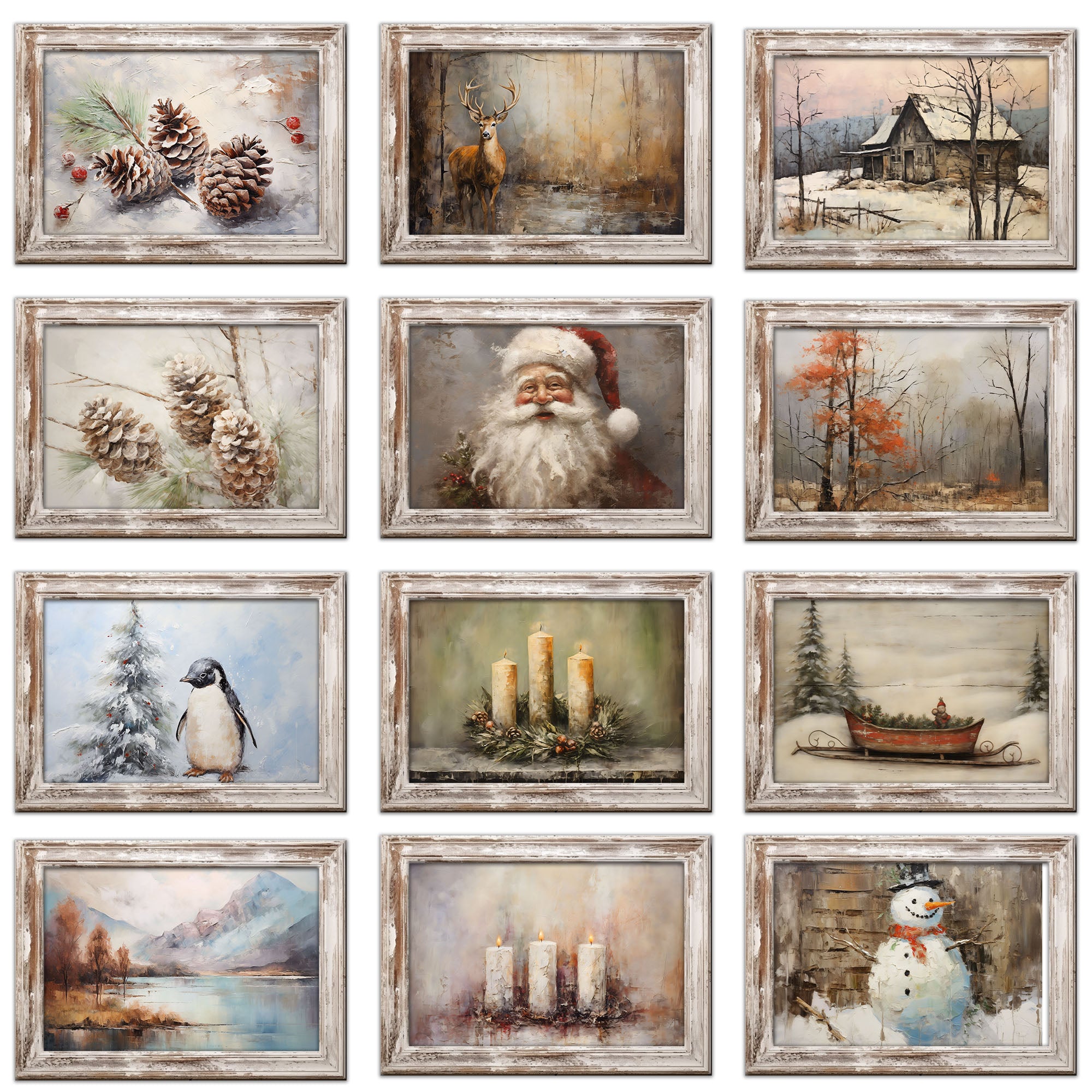 Download This [Gorgeous] Free Winter Gnome Printable Set - 4 Designs!